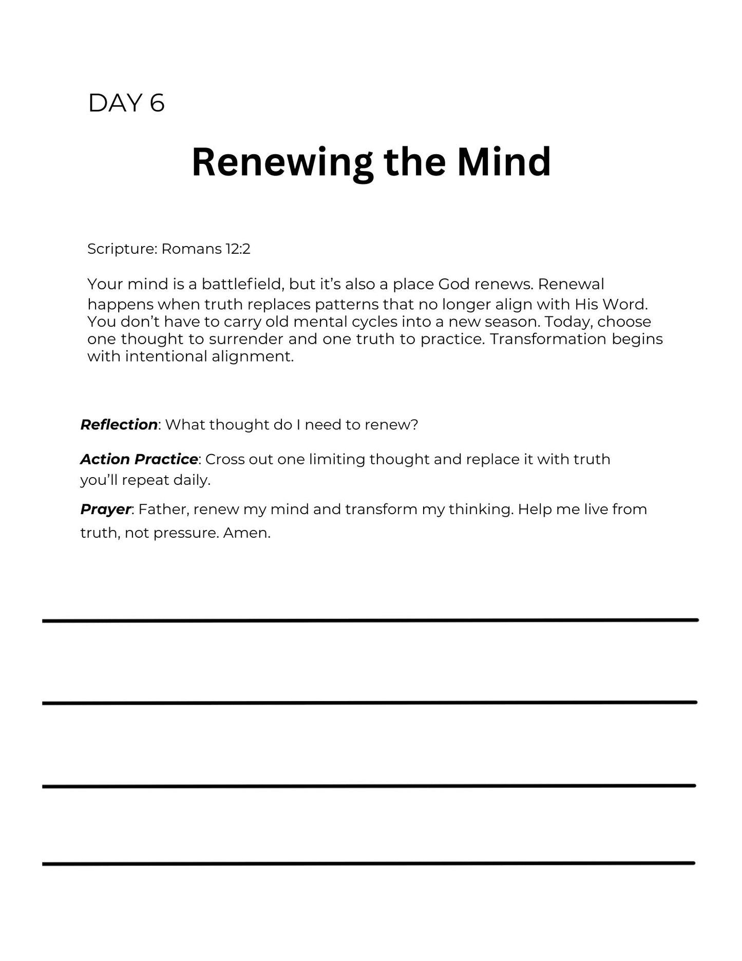 7-Day Prayer Journey - Free Starter Guide