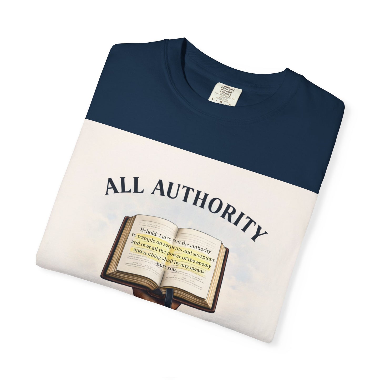 "All Authority" Scripture Tee (Luke 10:19)
