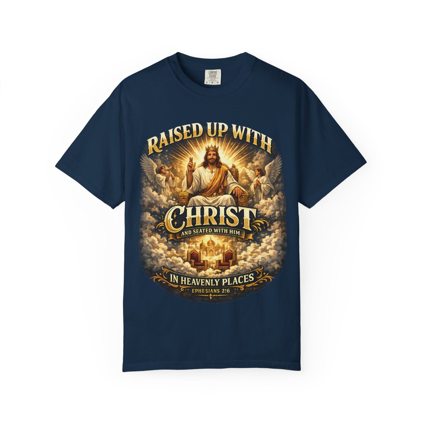 Positioned in Christ T-Shirt — Christian Faith Graphic Tee