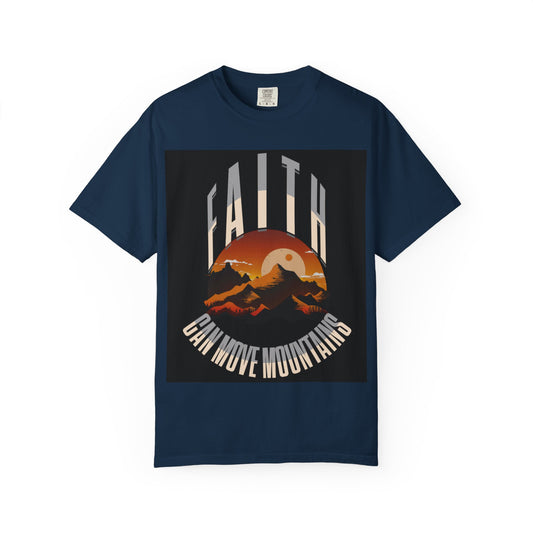 Faith Can Move Mountains T-Shirt — Inspirational Christian Tee