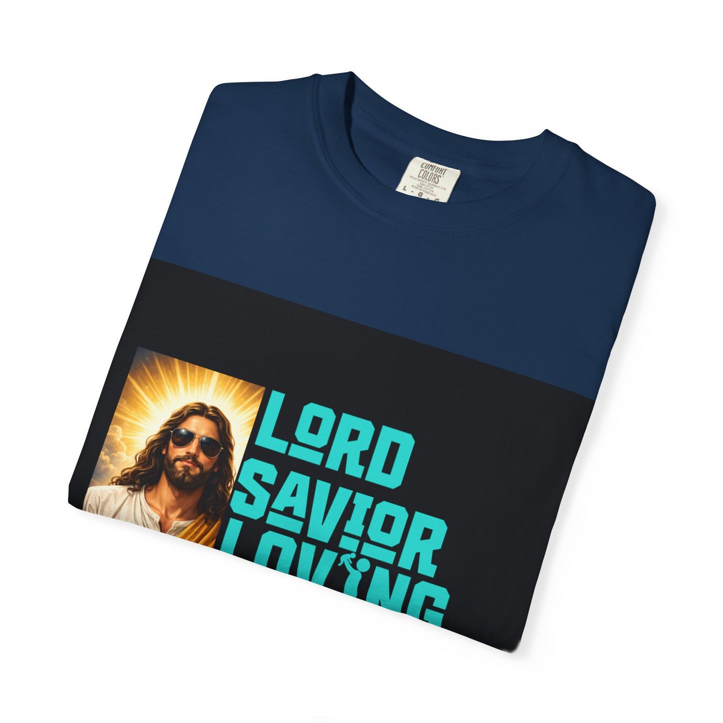 Christian Jesus T-Shirt — "Lord Savior Loving Father" Faith Tee (Proud to be a Child of God)