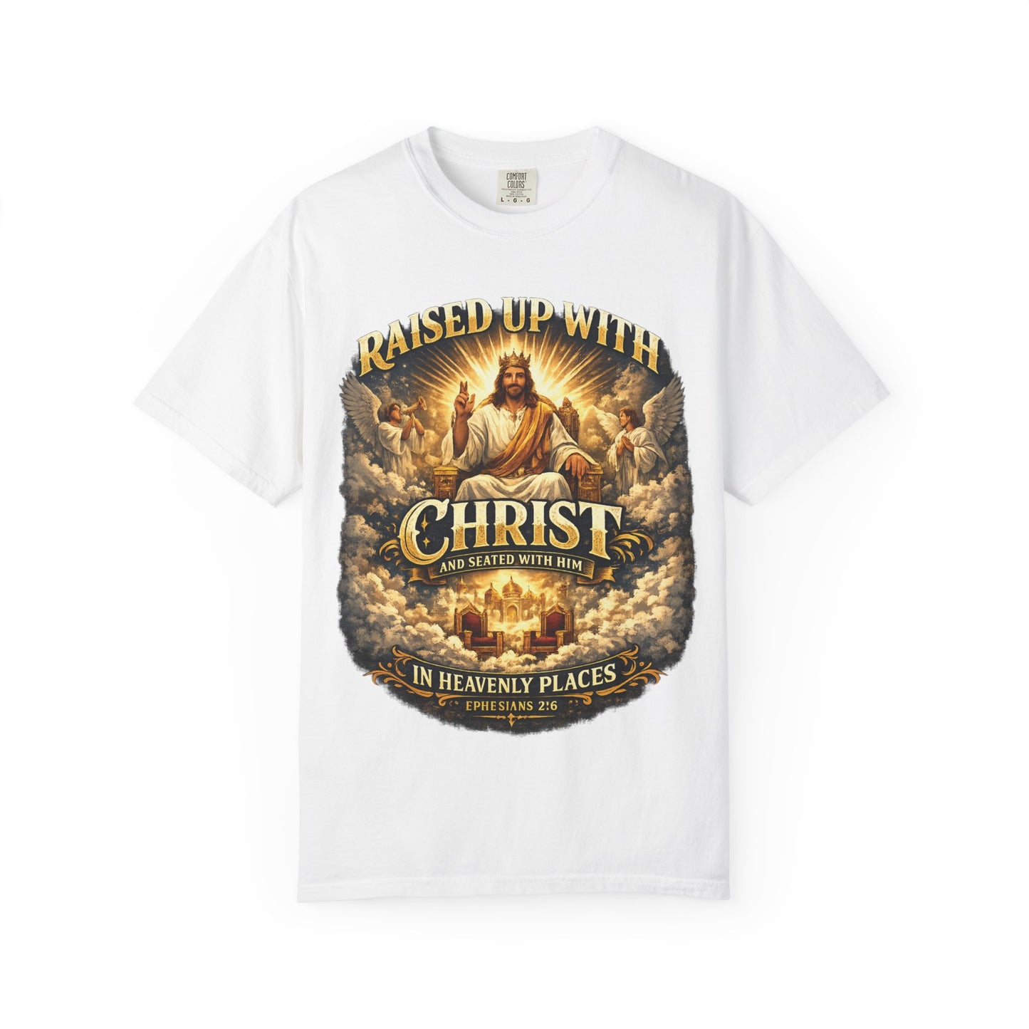 Positioned in Christ T-Shirt — Christian Faith Graphic Tee