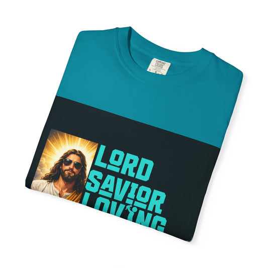 Christian Jesus T-Shirt — "Lord Savior Loving Father" Faith Tee (Proud to be a Child of God)