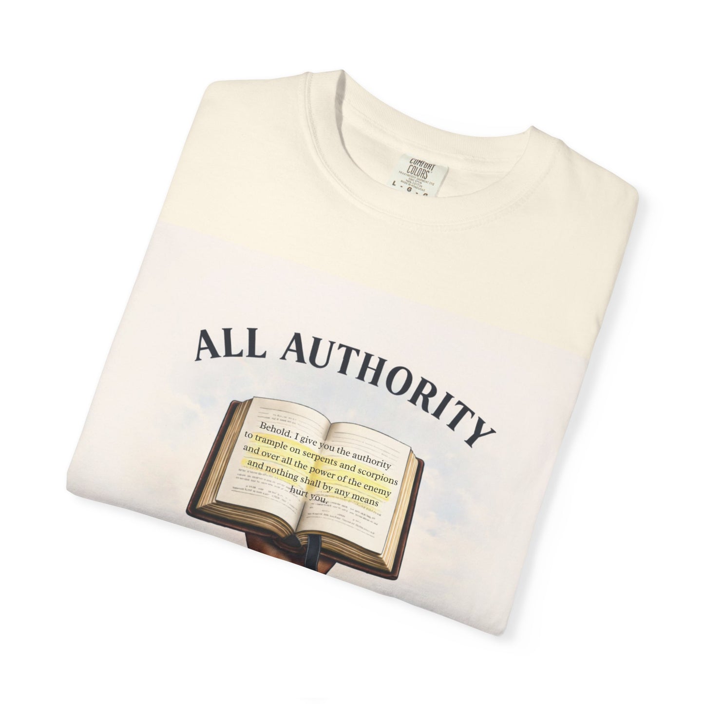 "All Authority" Scripture Tee (Luke 10:19)
