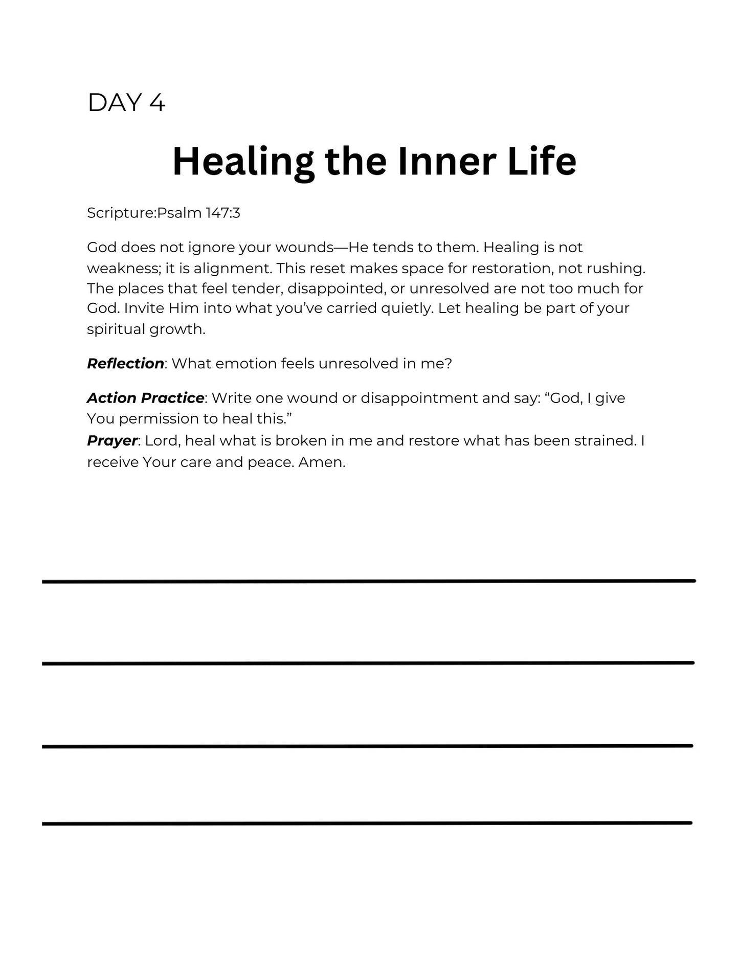 7-Day Prayer Journey - Free Starter Guide