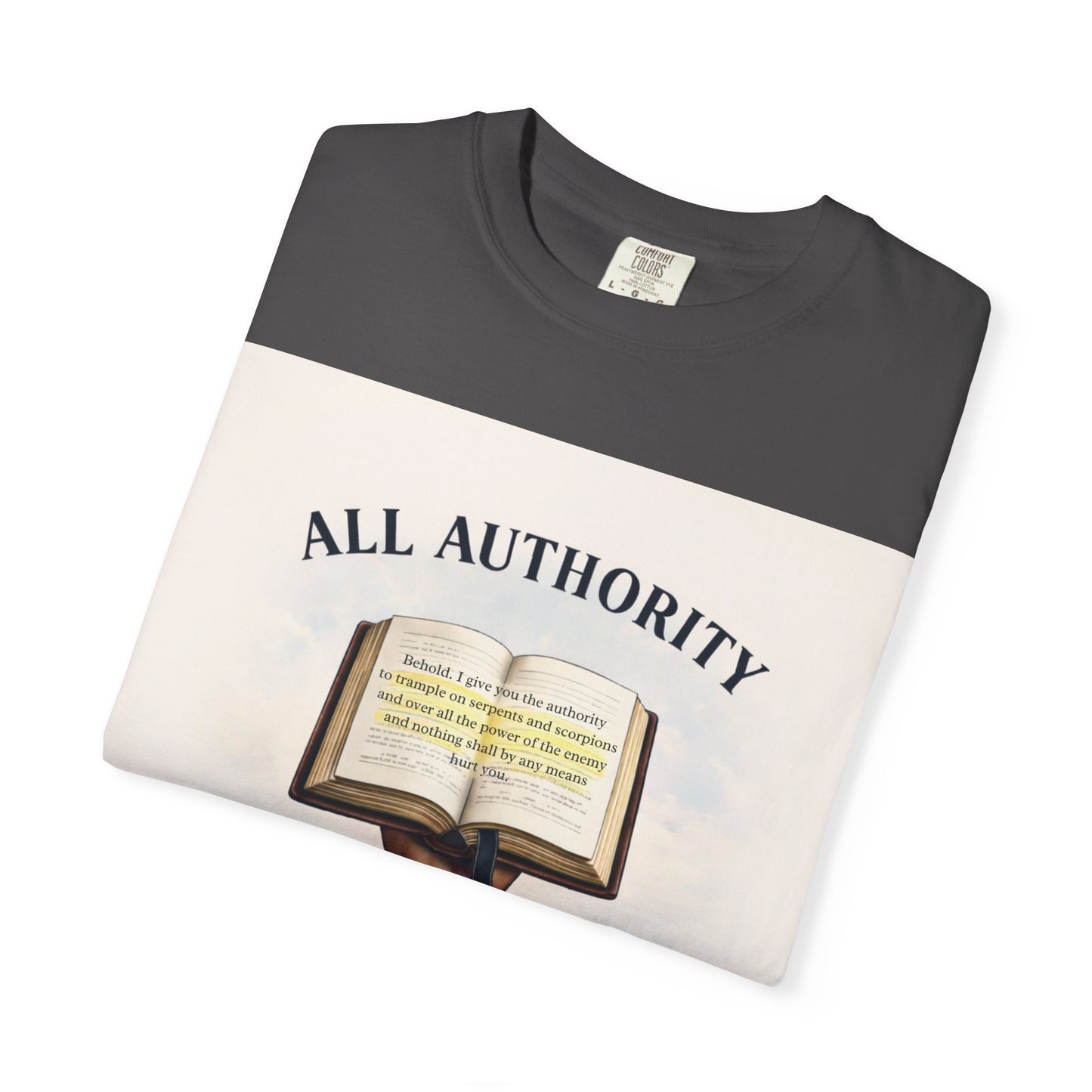 "All Authority" Scripture Tee (Luke 10:19)