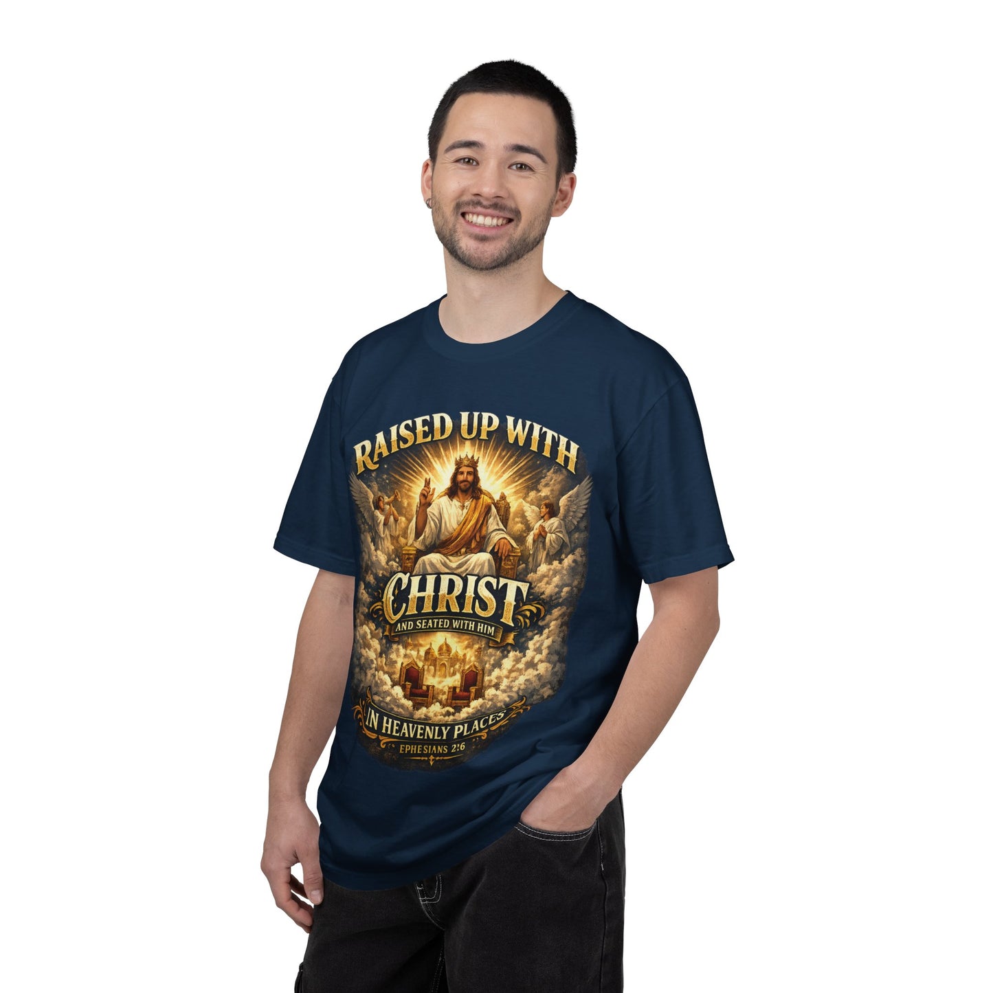 Positioned in Christ T-Shirt — Christian Faith Graphic Tee